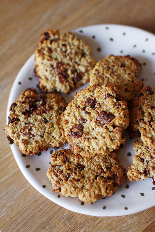 GALLETAS DE AVENA Y CHOCOLATE