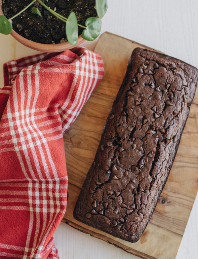 CHOCOLATE BANANA BREAD