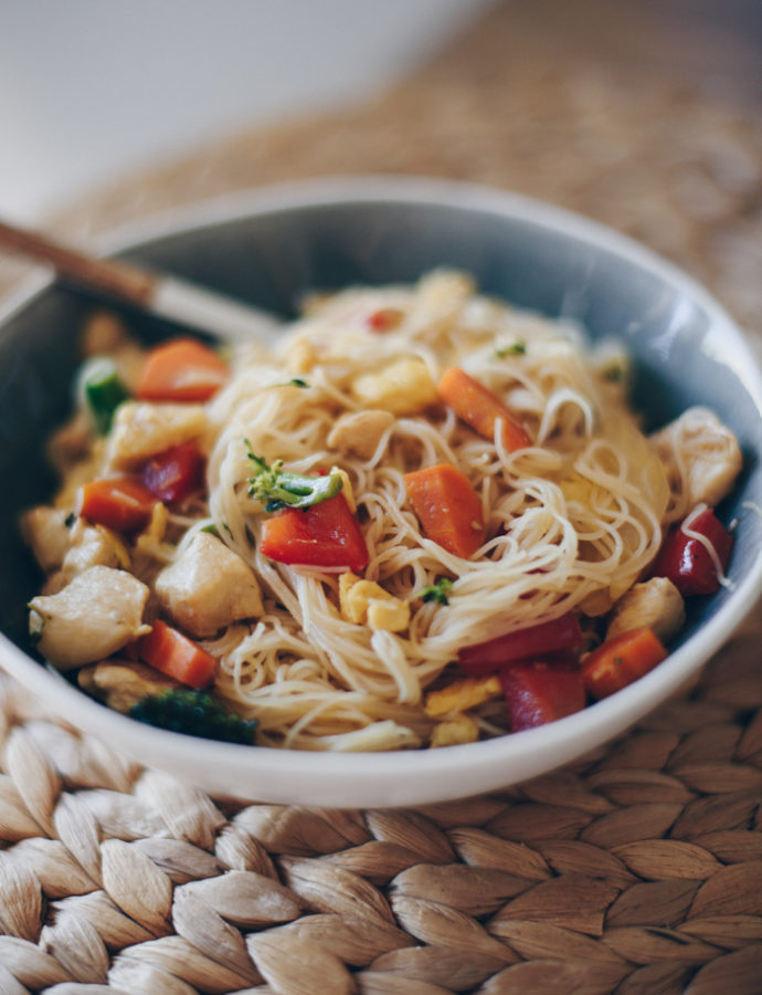 RECETA FÁCIL DE FIDEOS DE ARROZ